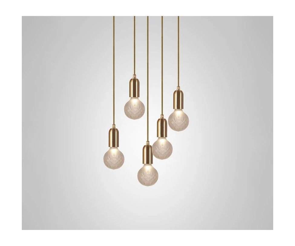 Lee Broom, Crystal Bulb Chandelier 5 Piece