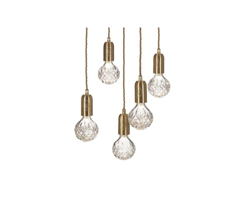 Lee Broom, Crystal Bulb Chandelier 5 Piece