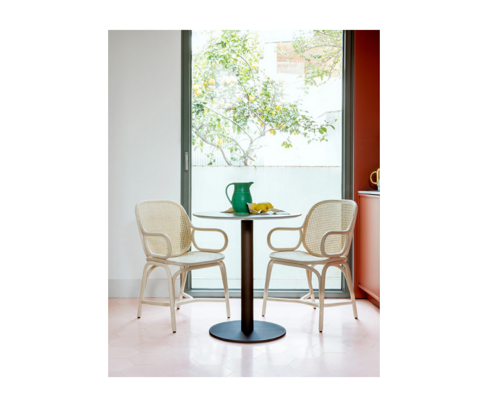 Expormim, Flamingo Dining Table Stand with Round Top