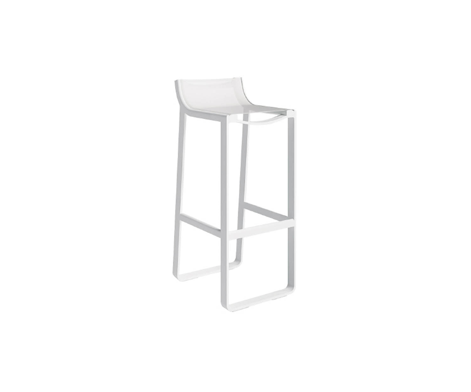 Gandia Blasco, Flat Textil Stool with Backrest