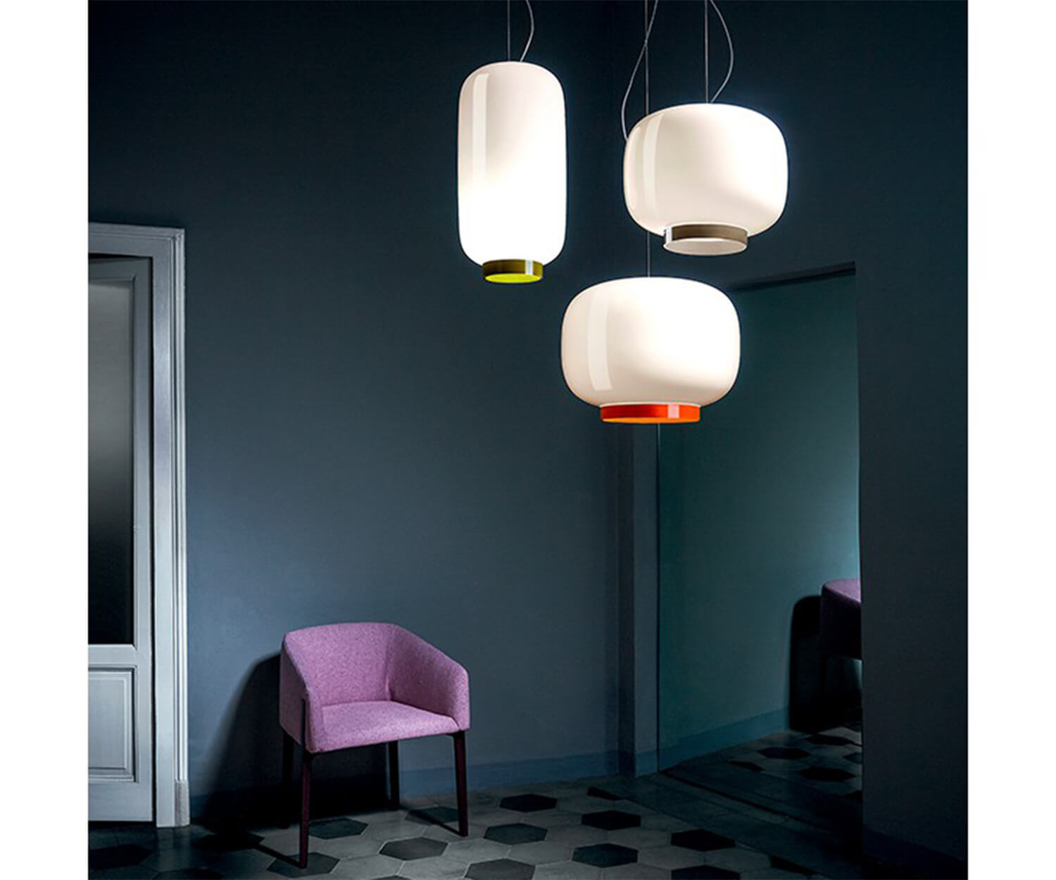 Foscarini, Floor Sample Chouchin Reverse Suspension