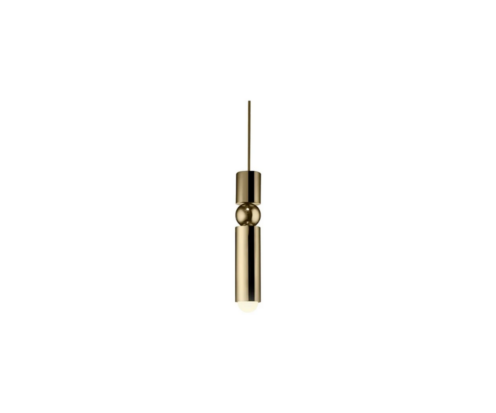 Lee Broom, Floor Sample Fulcrum Gold Pendant