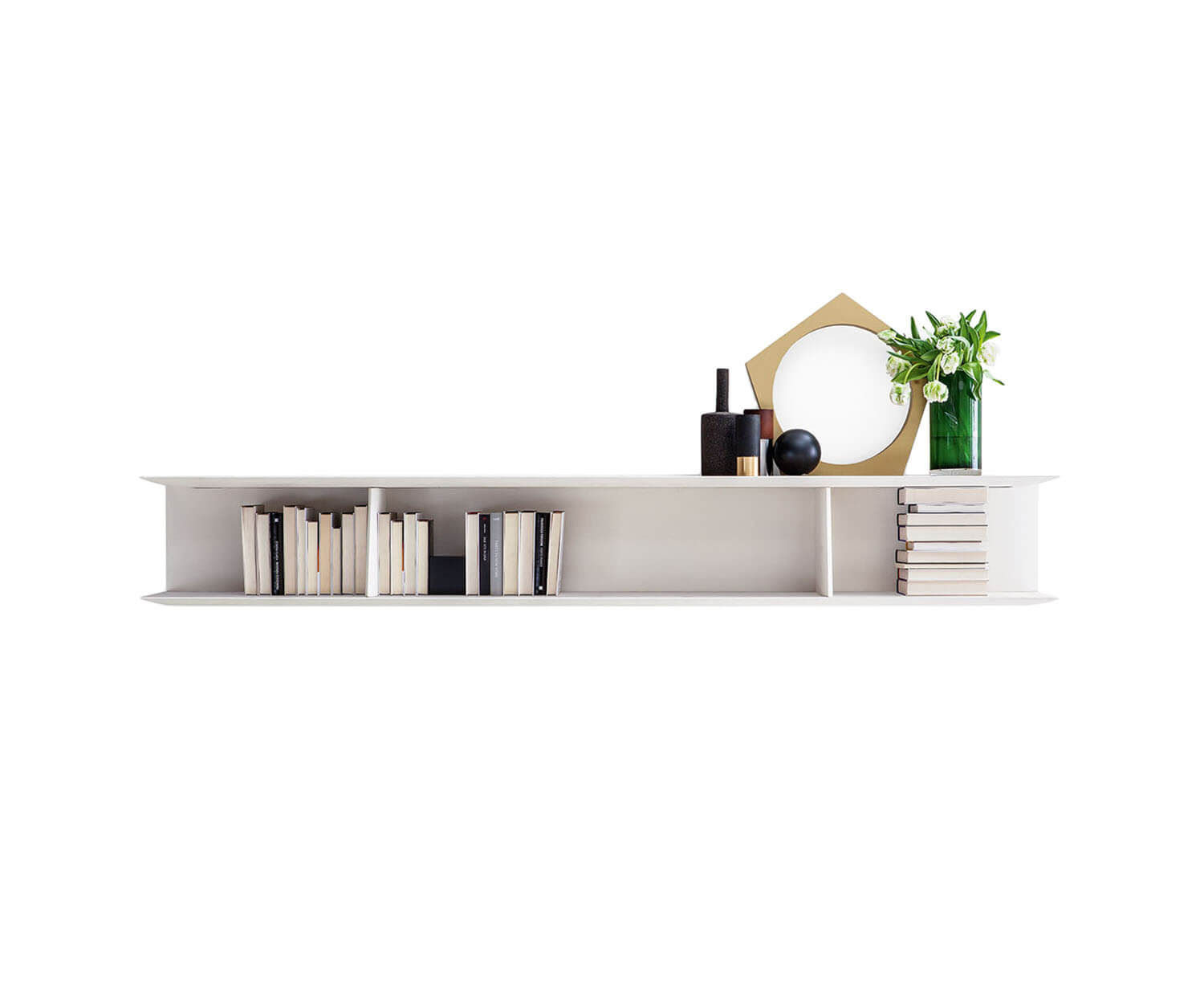 Molteni&C, Gio Ponti D.355.1 - D.355.2 Suspended Bookcase