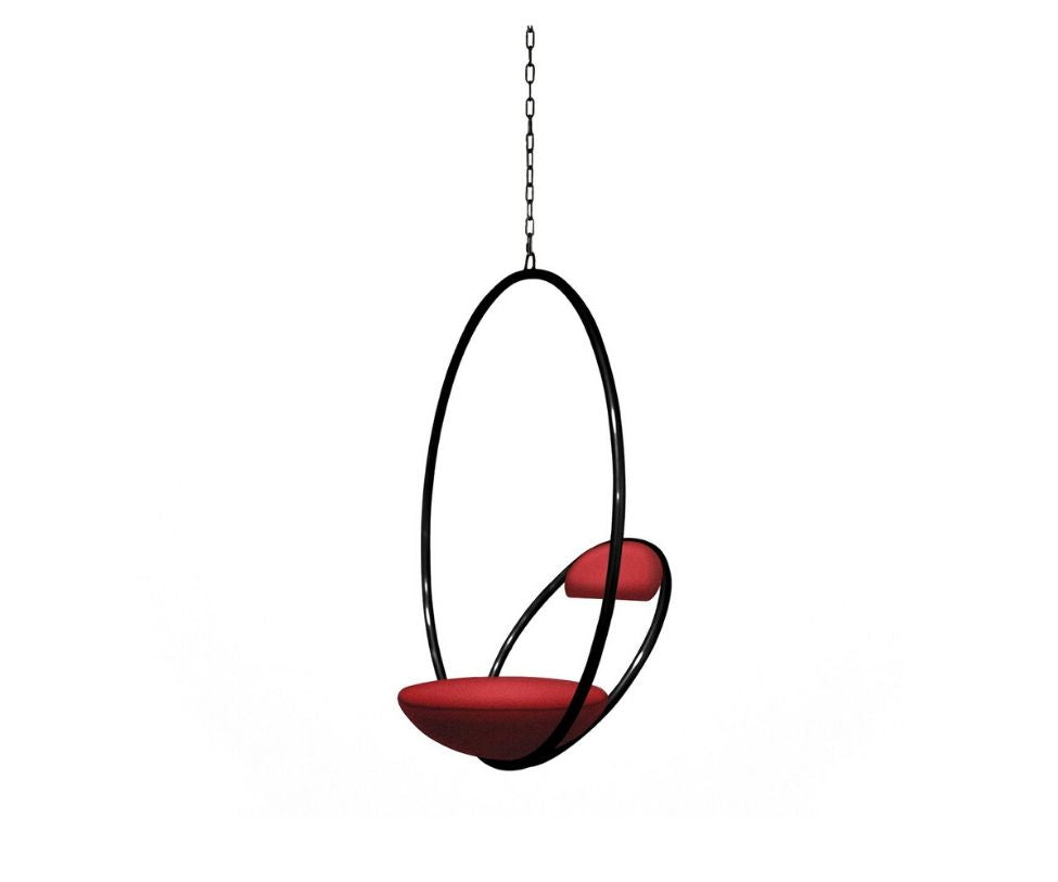 Lee Broom, Hanging Hoop Chair Matte Black