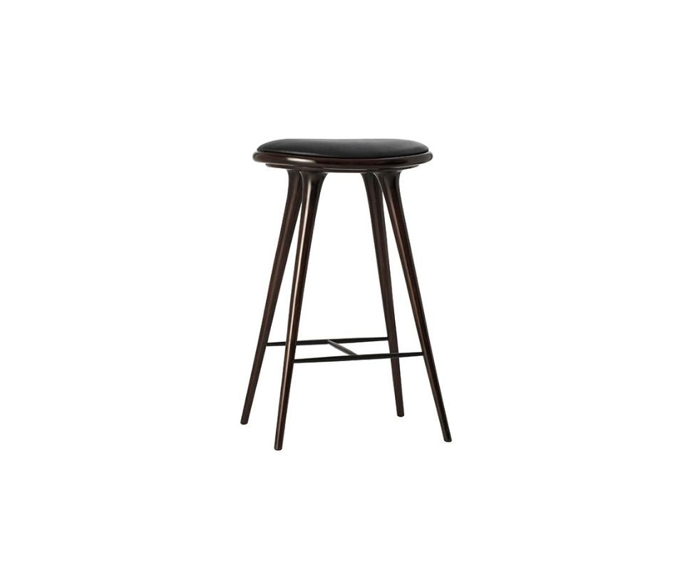 Mater, High Stool Dark Stained Beech