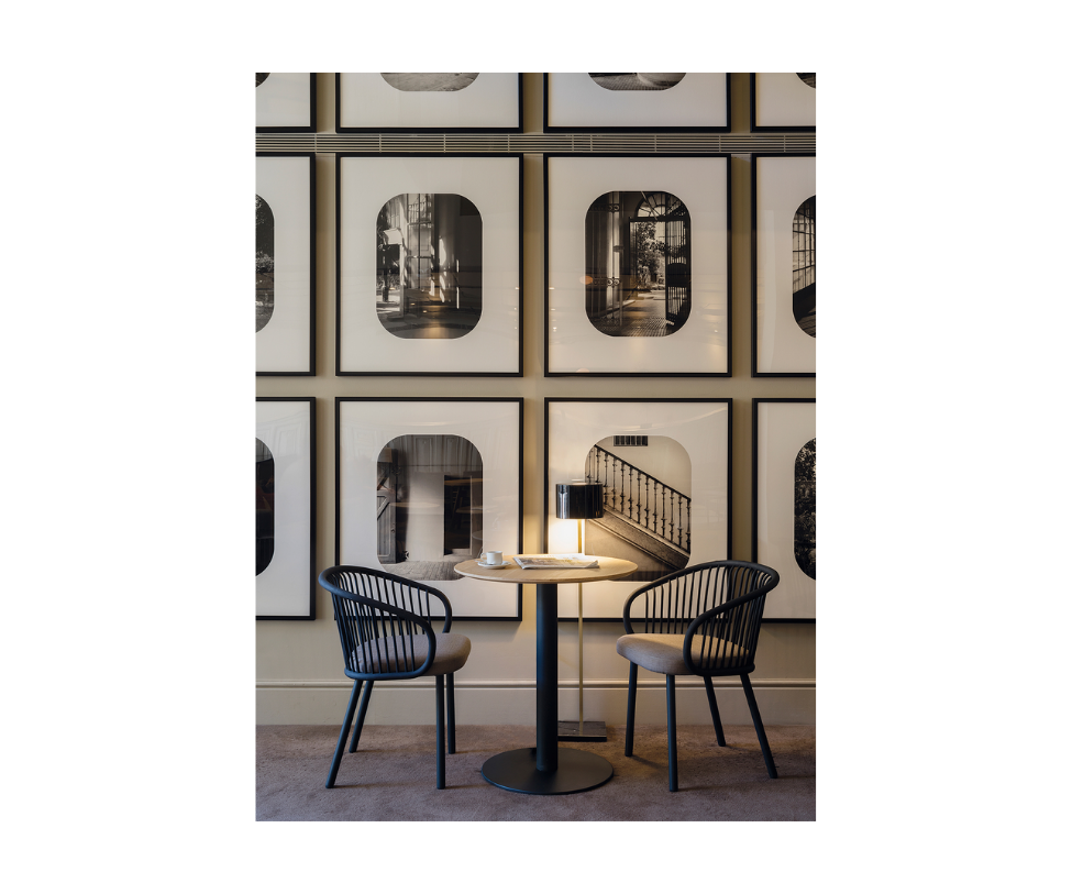 Expormim, Huma Dining Armchair with Metal Legs