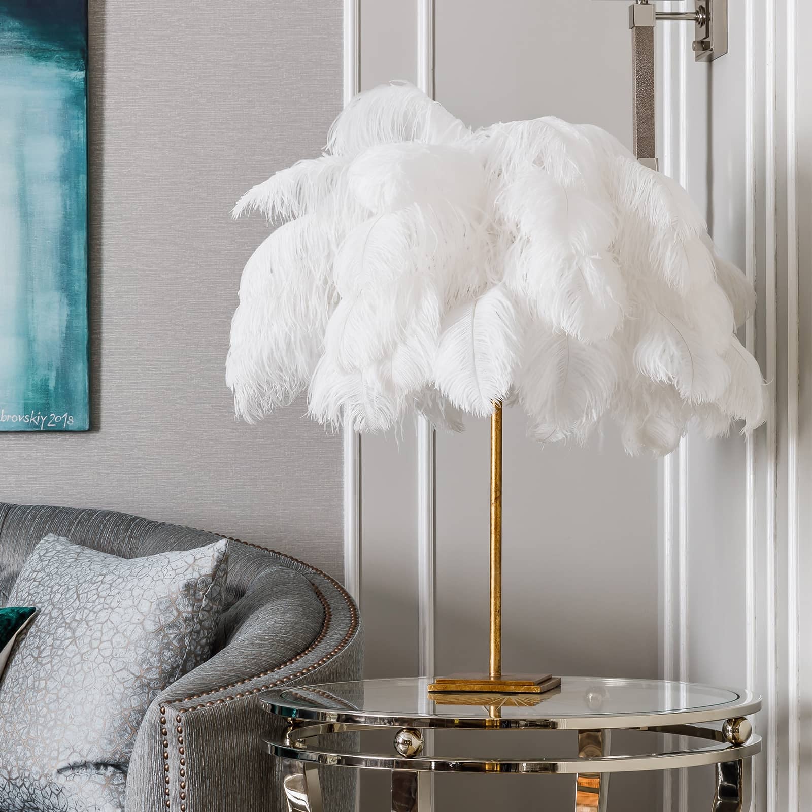 Regina Andrew, Josephine Feather Table Lamp