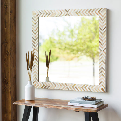 Surya, Kathryn Square Mirror