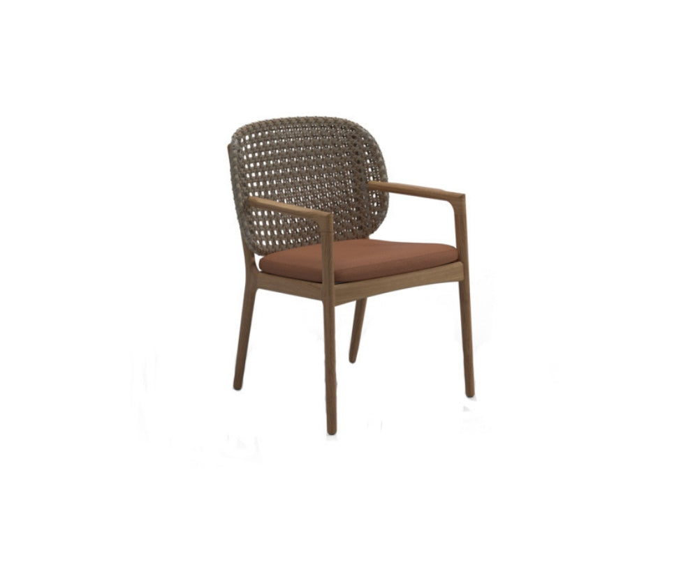 Gloster, Kay Dining Chair with Arms