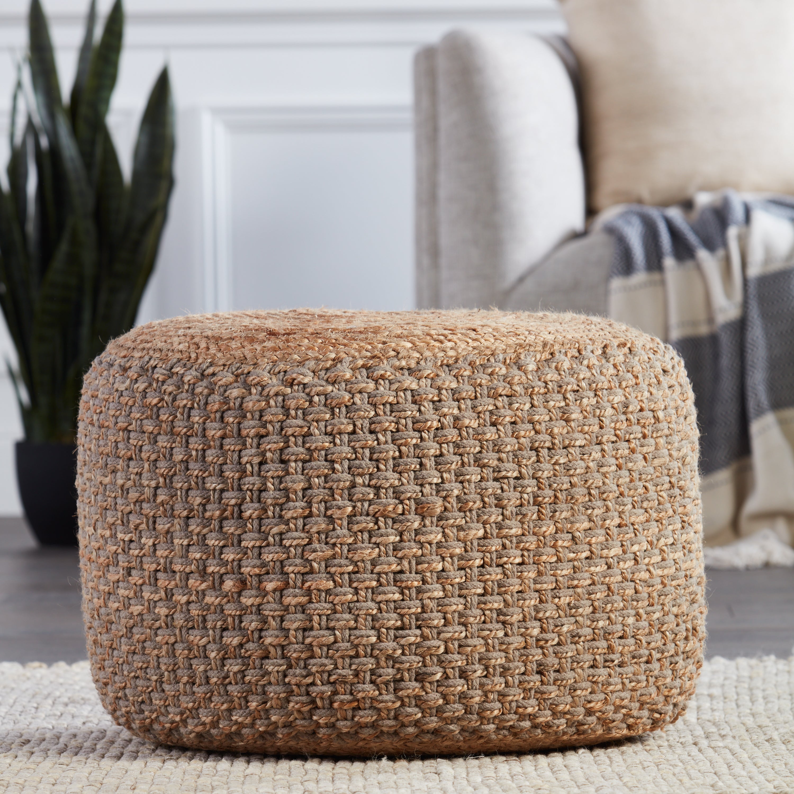 Jaipur Living, Kealani Cylinder Pouf