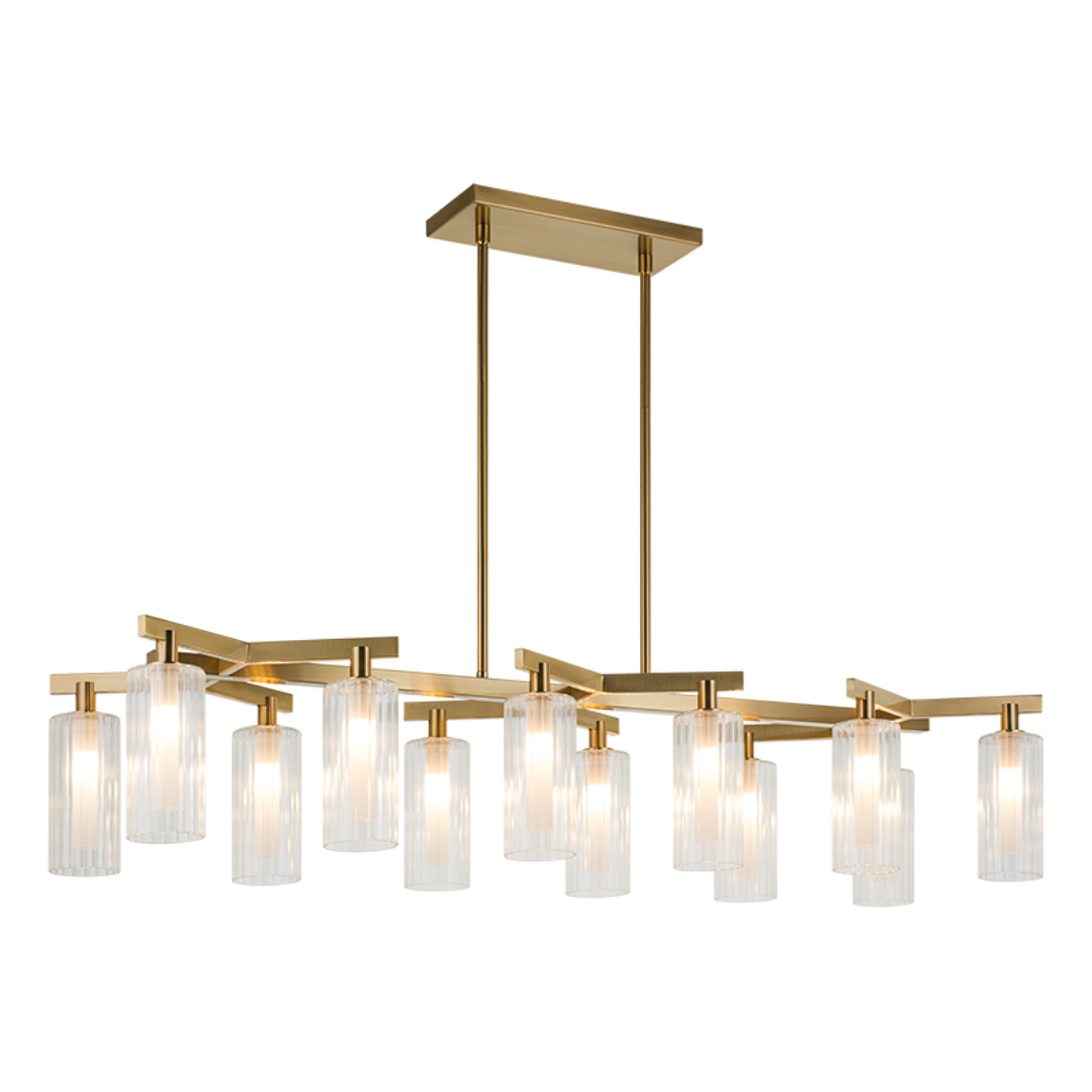 Matteo, Kristof 12 Light Linear Chandelier