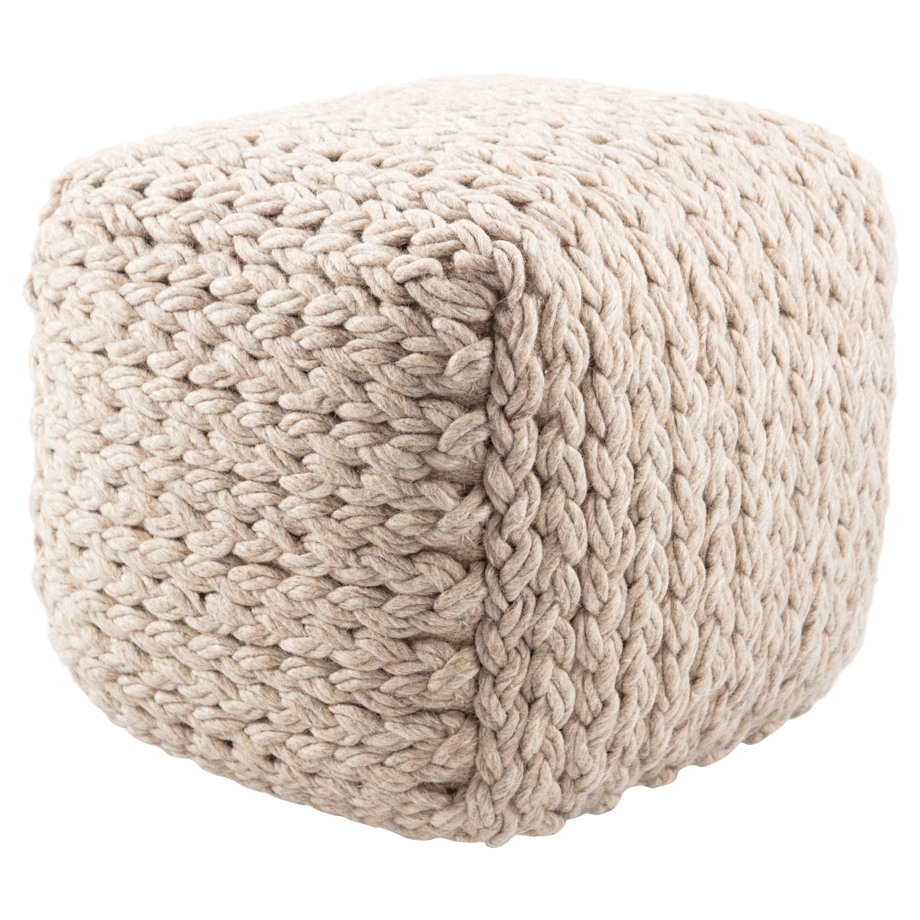 Jaipur Living, Kyran Cube Pouf