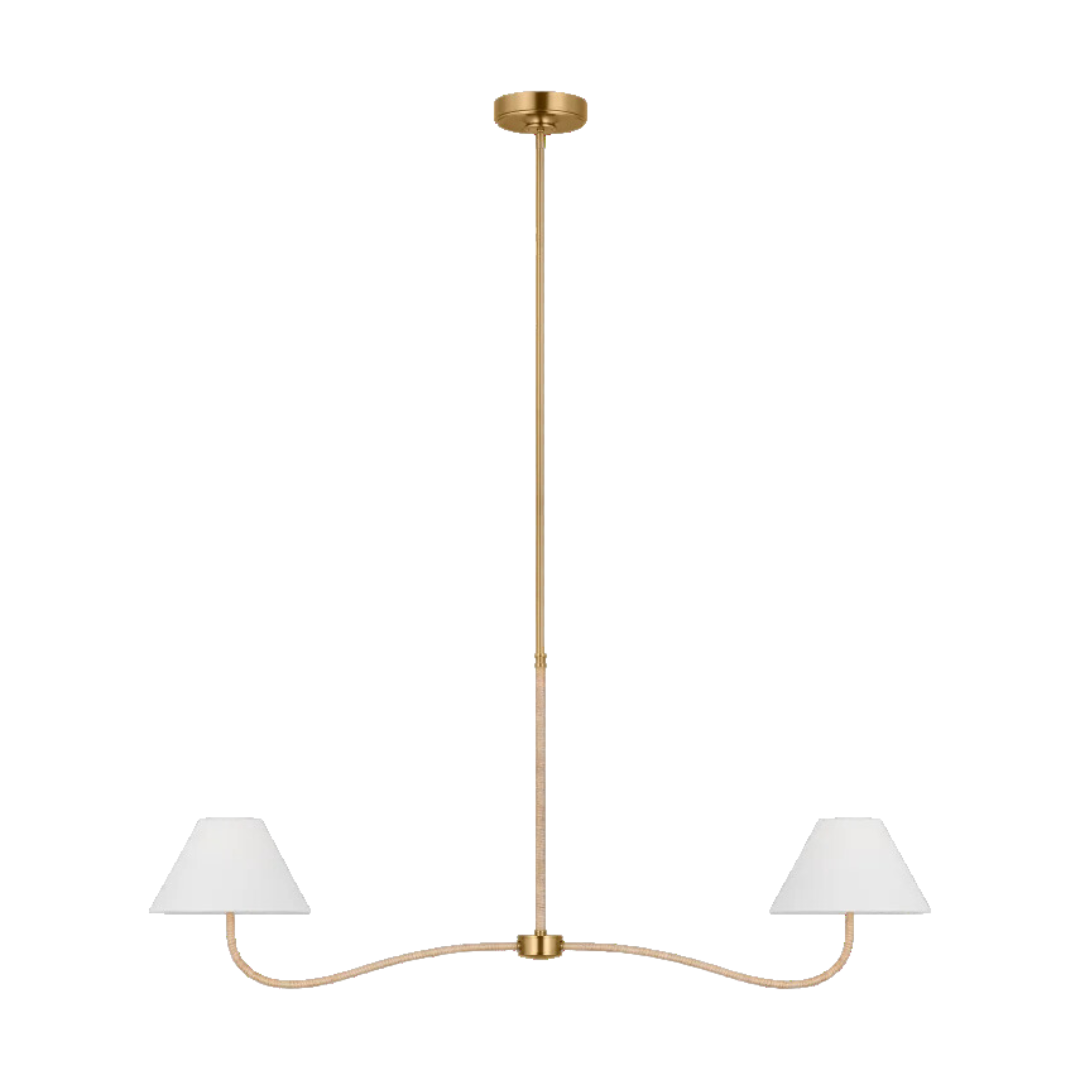 Generation Lighting, Laguna Large Linear Chandelier