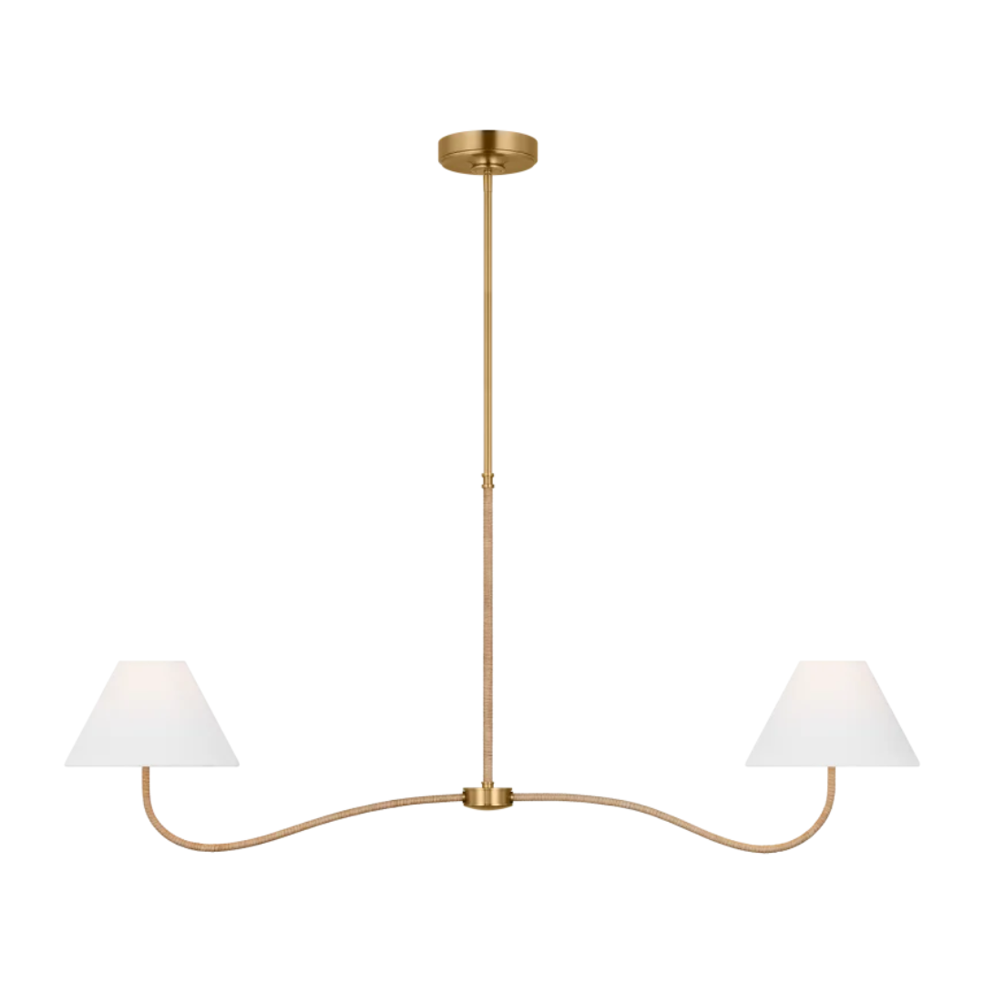 Generation Lighting, Laguna Large Linear Chandelier