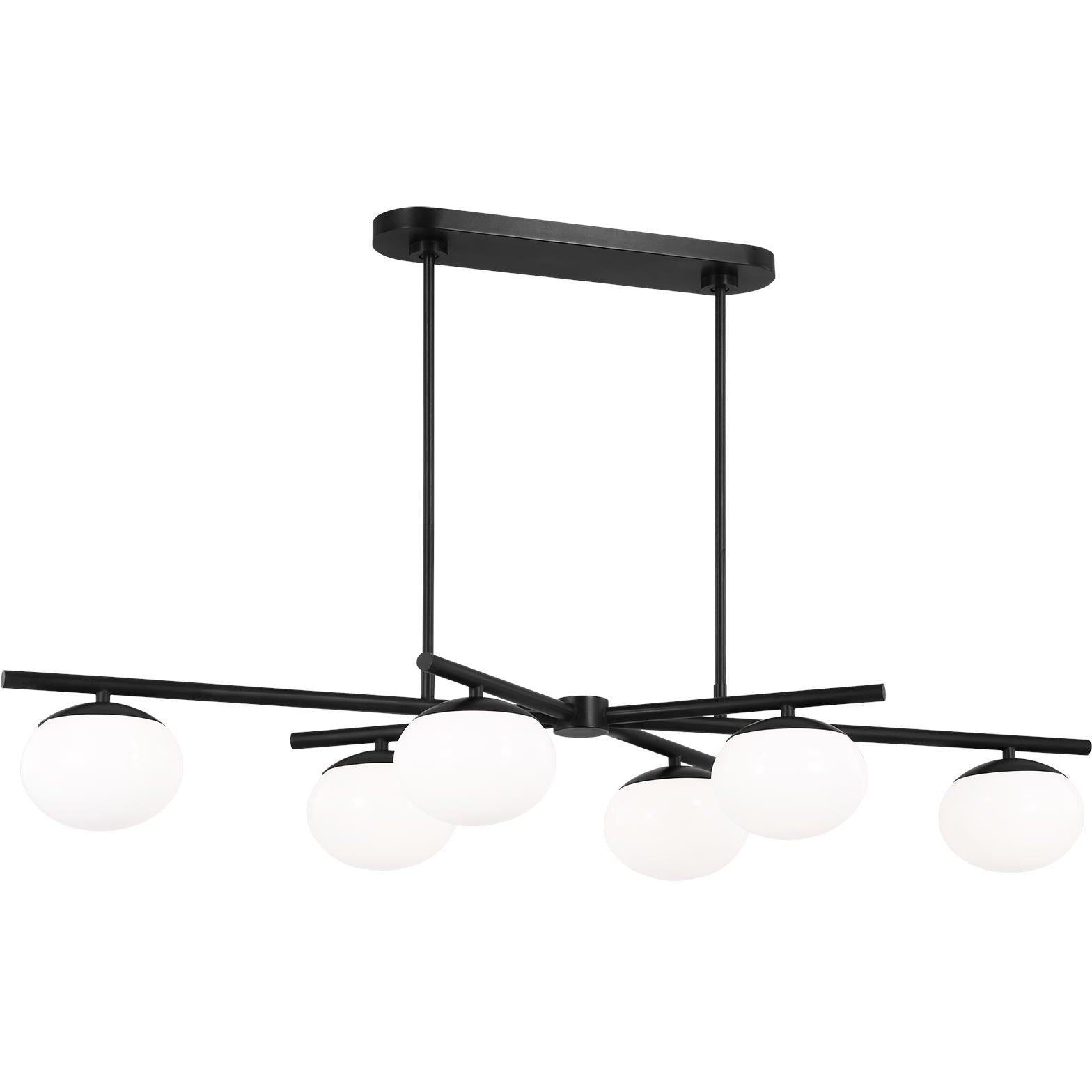 Generation Lighting, Lune Large Linear Chandelier