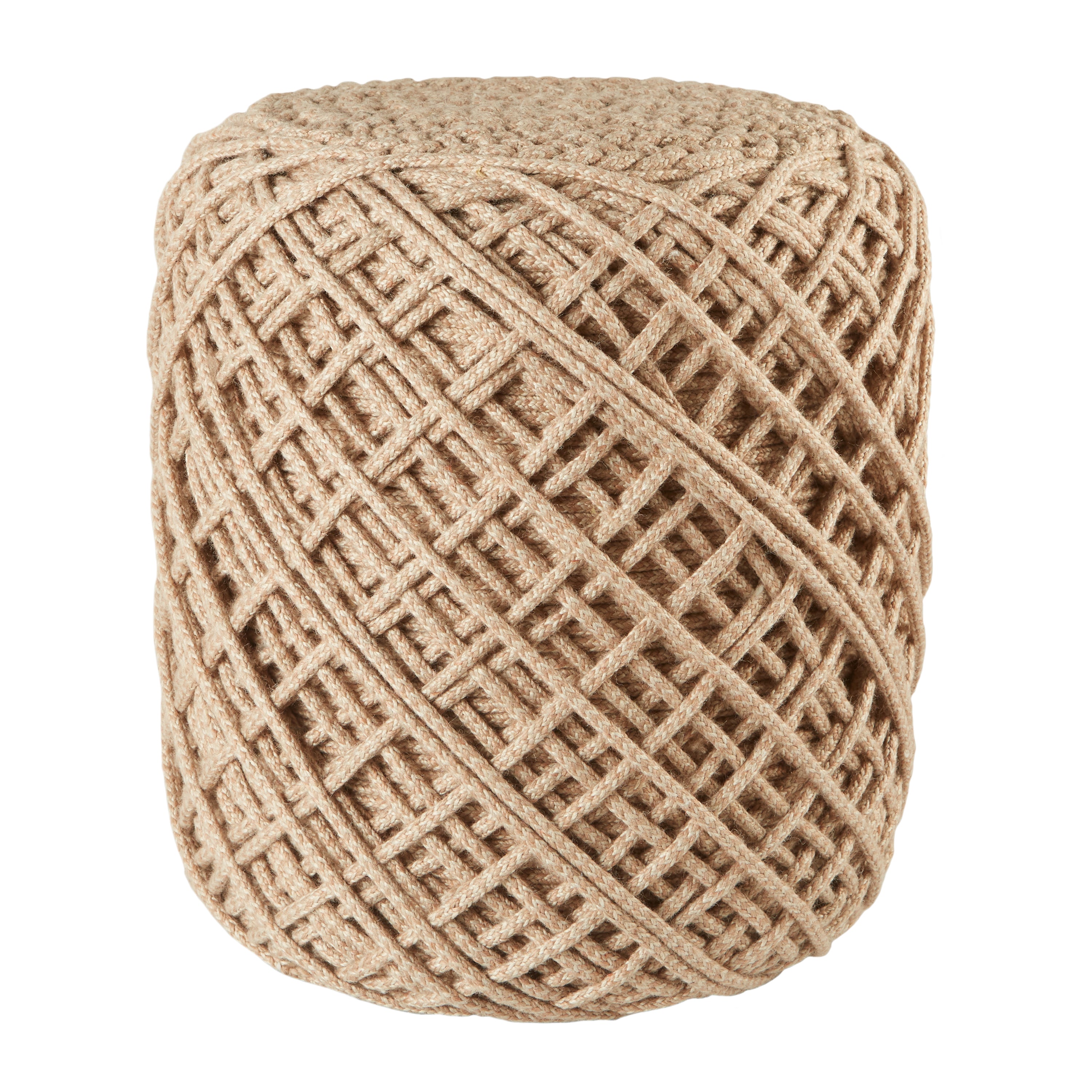 Jaipur Living, Lykke Cylinder Pouf