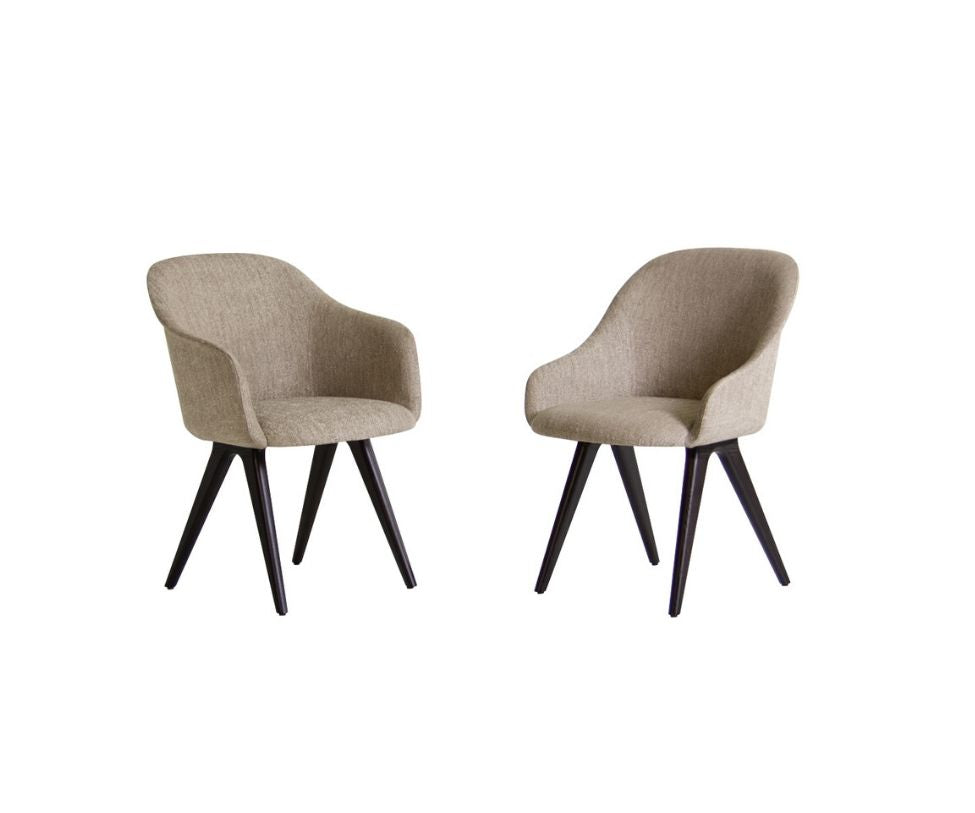 Potocco, Lyz Fully Padded Seat With 4 Wooden Legs