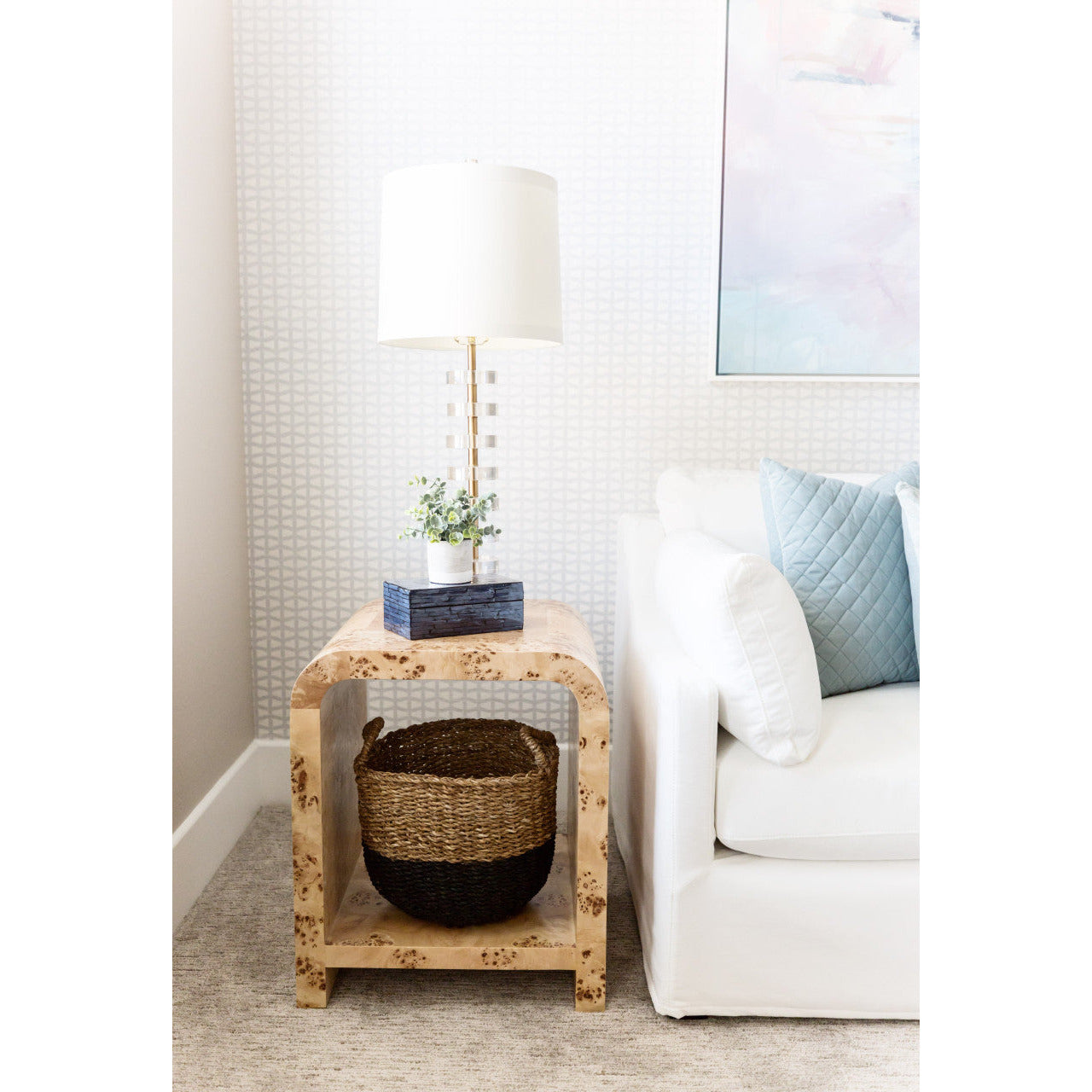 Worlds Away, Mardel Side Table