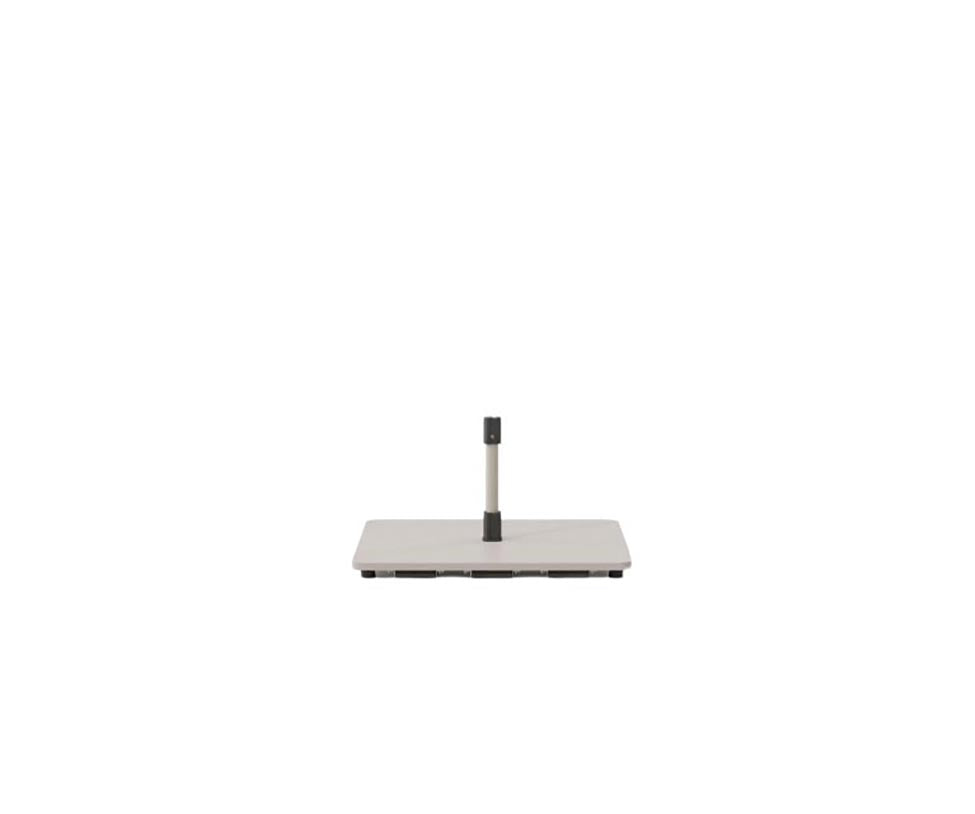 Kettal, Meteo L Steel Flat Base With Wheels