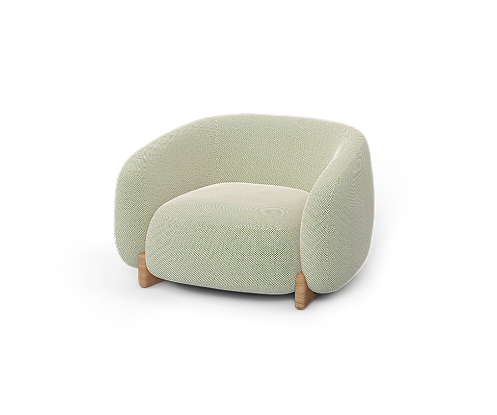 Vondom, Milos Upholstered Lounge Chair