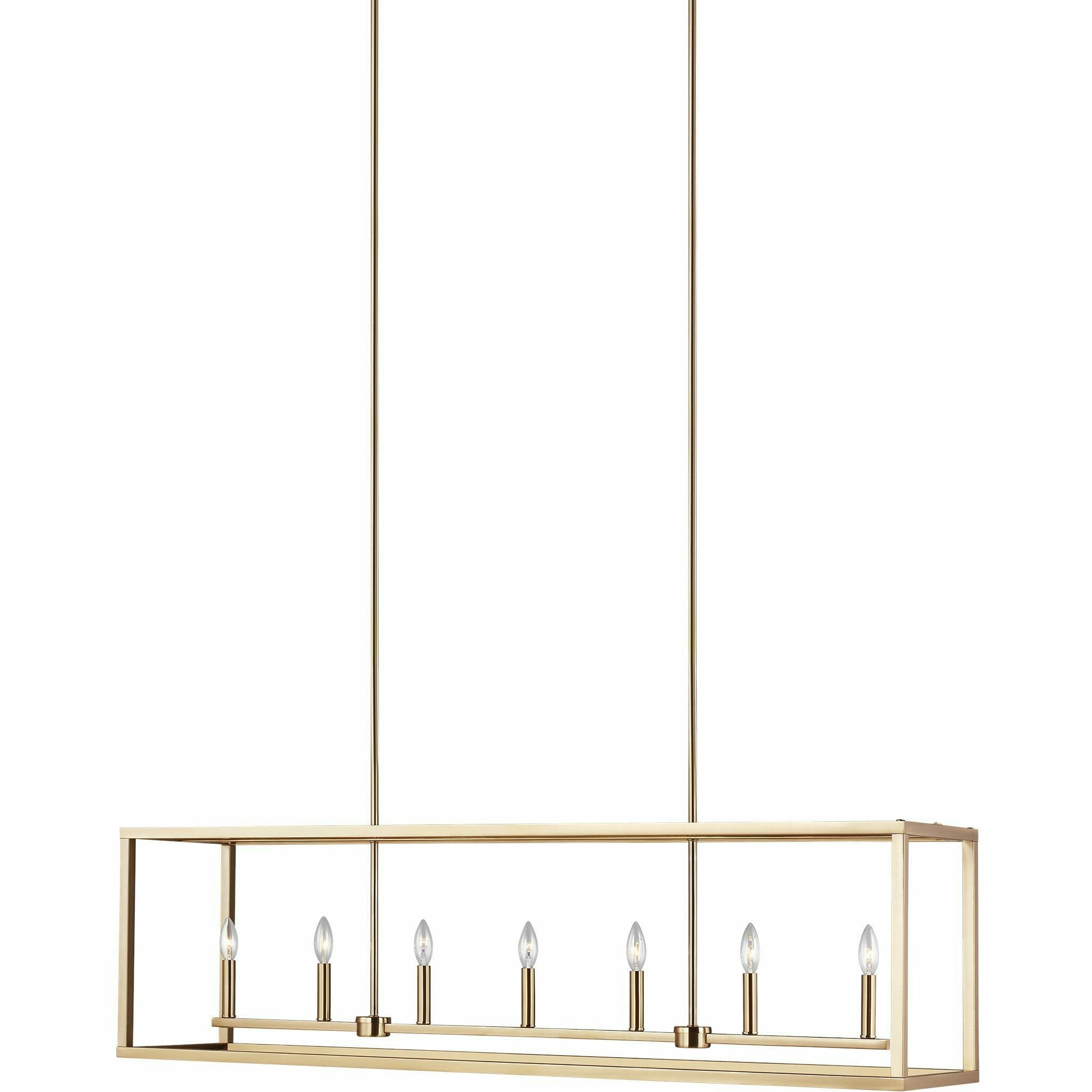 Generation Lighting, Moffet Street Long Seven Light Chandelier