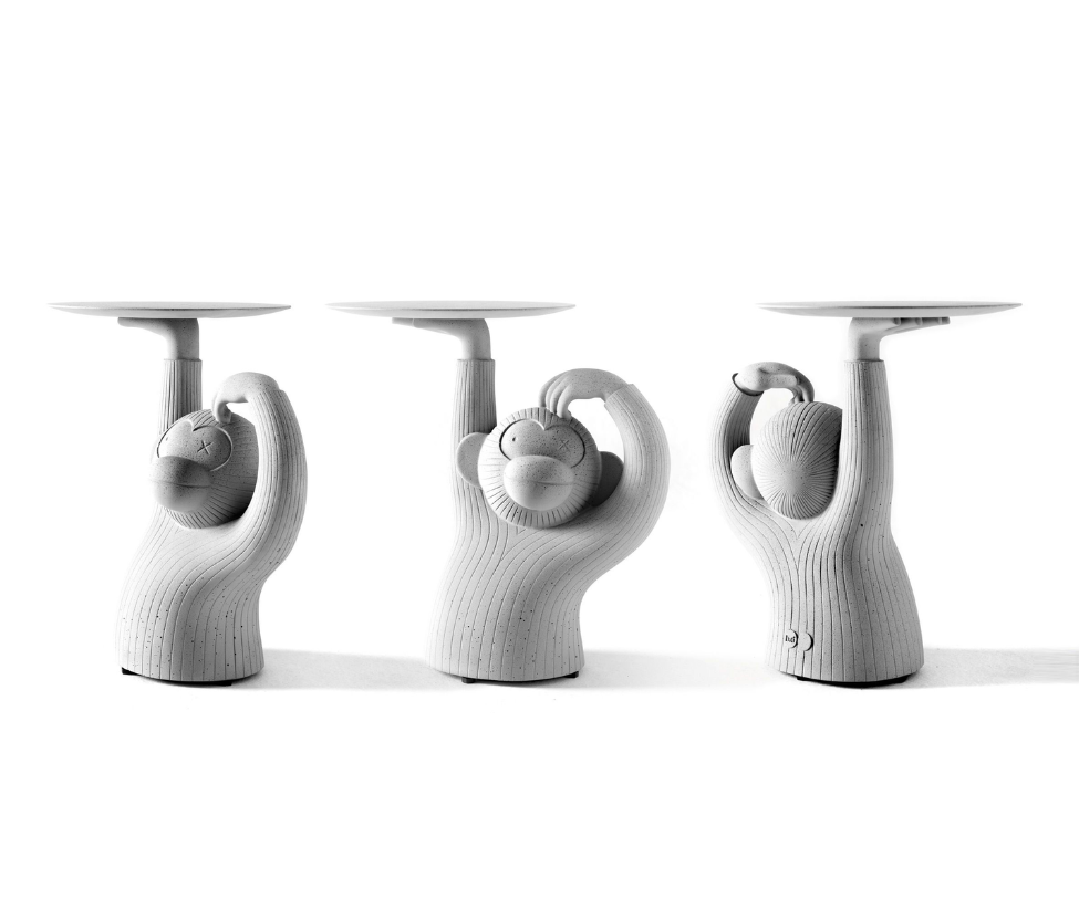 BD Barcelona, Monkey White Side Table