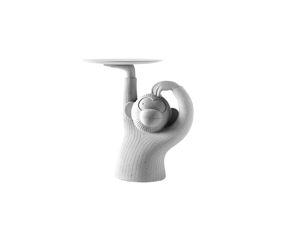 BD Barcelona, Monkey White Side Table