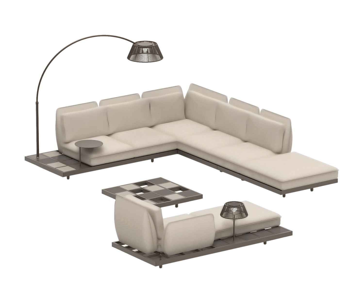 Royal Botania, Mozaix Outdoor Lounge Set Aluminium