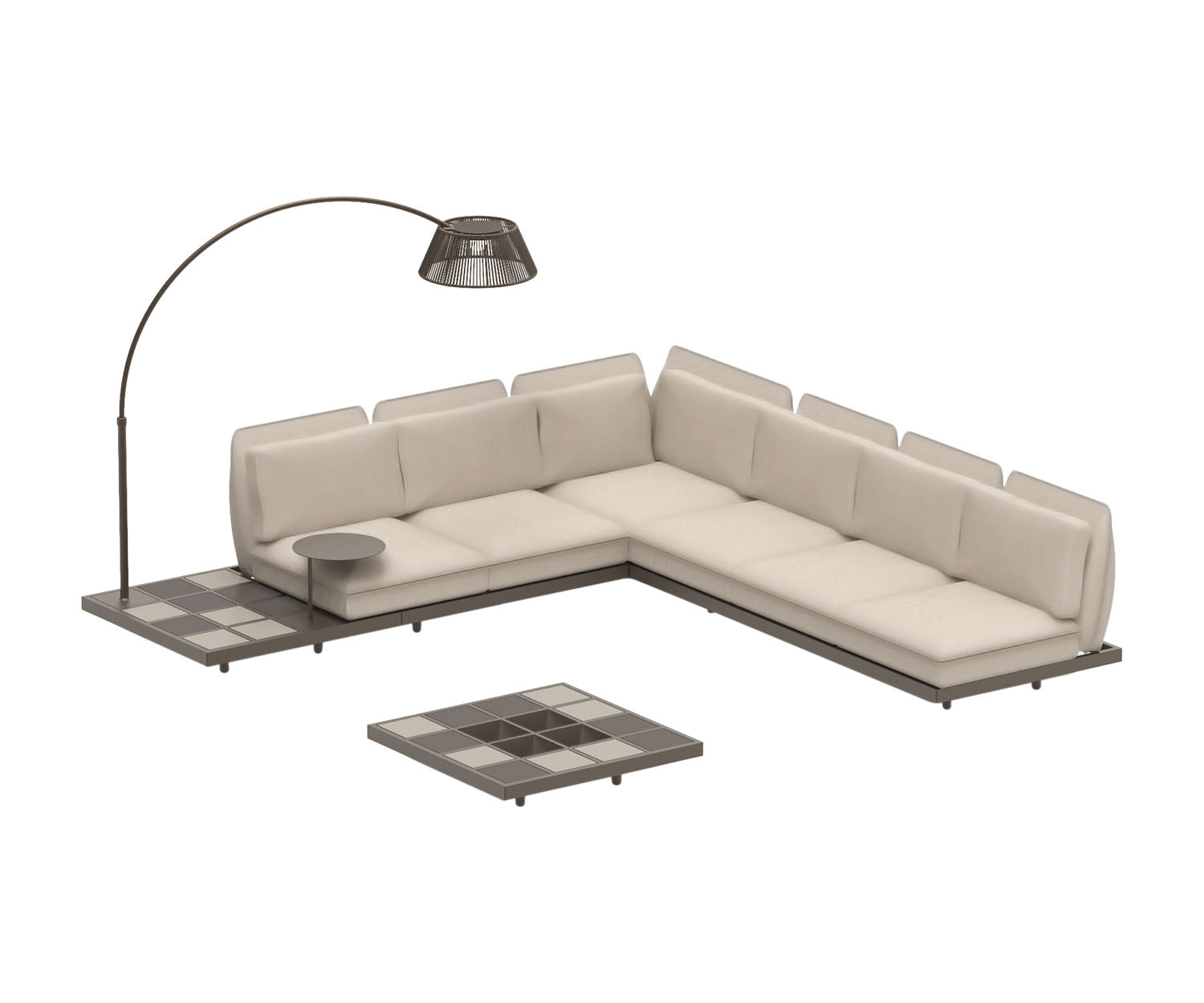 Royal Botania, Mozaix Outdoor Lounge Set Aluminium