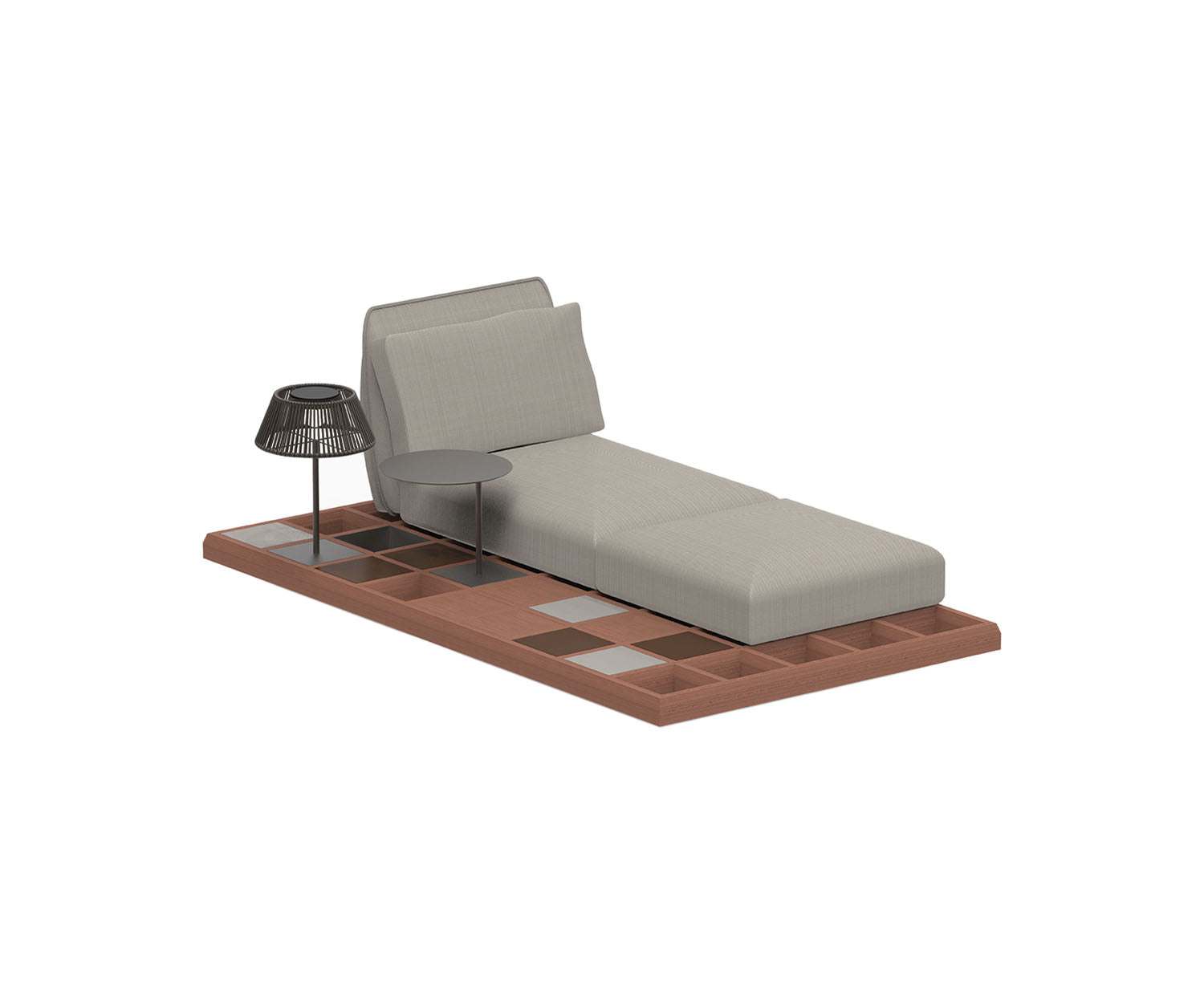 Royal Botania, Mozaix Outdoor Lounge Set Mahogany