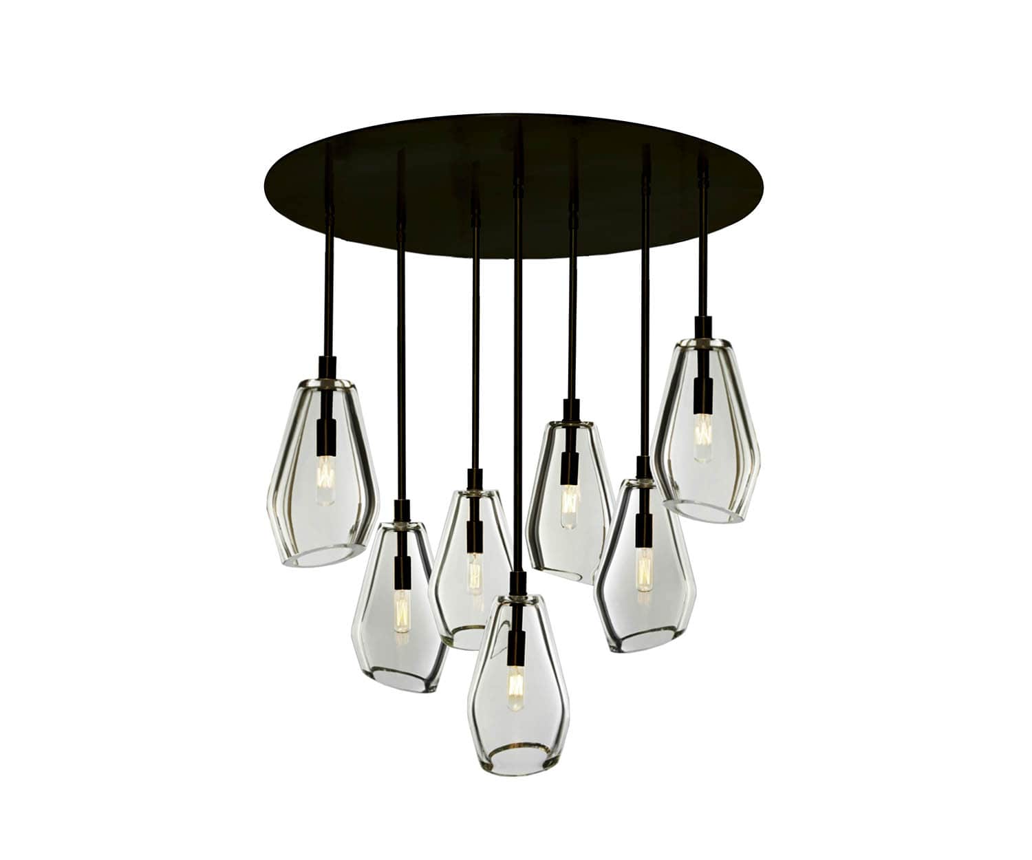 Zia Priven, Muse 30” Ø 7-Light Chandelier