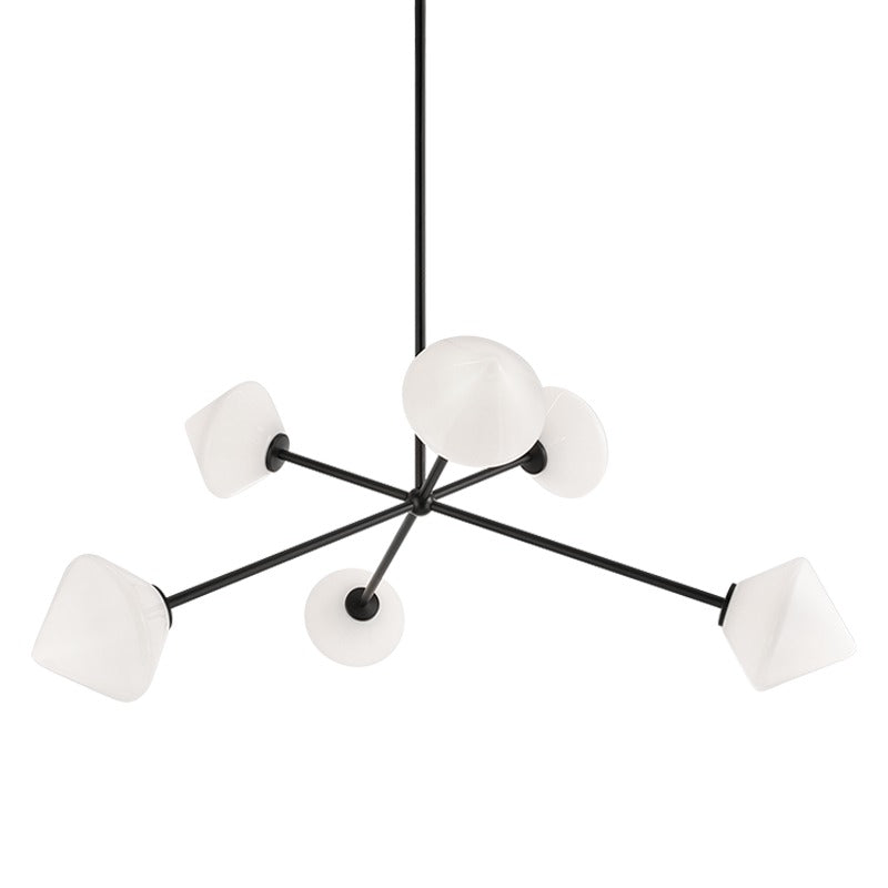 Matteo, Novo 6 Light Diamond Chandelier