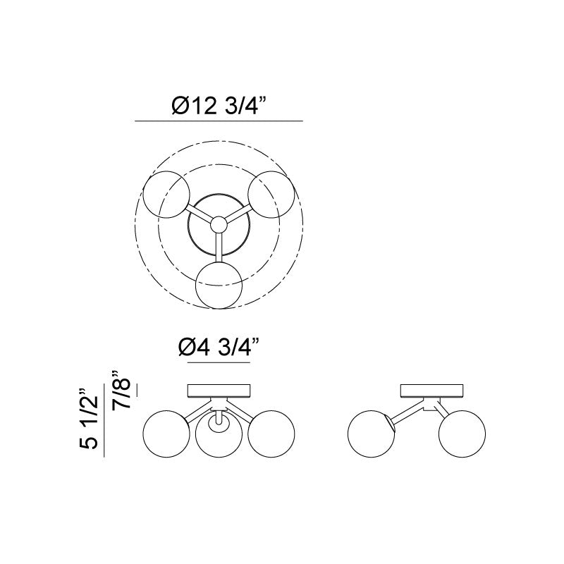 Matteo, Novu Flush Mount