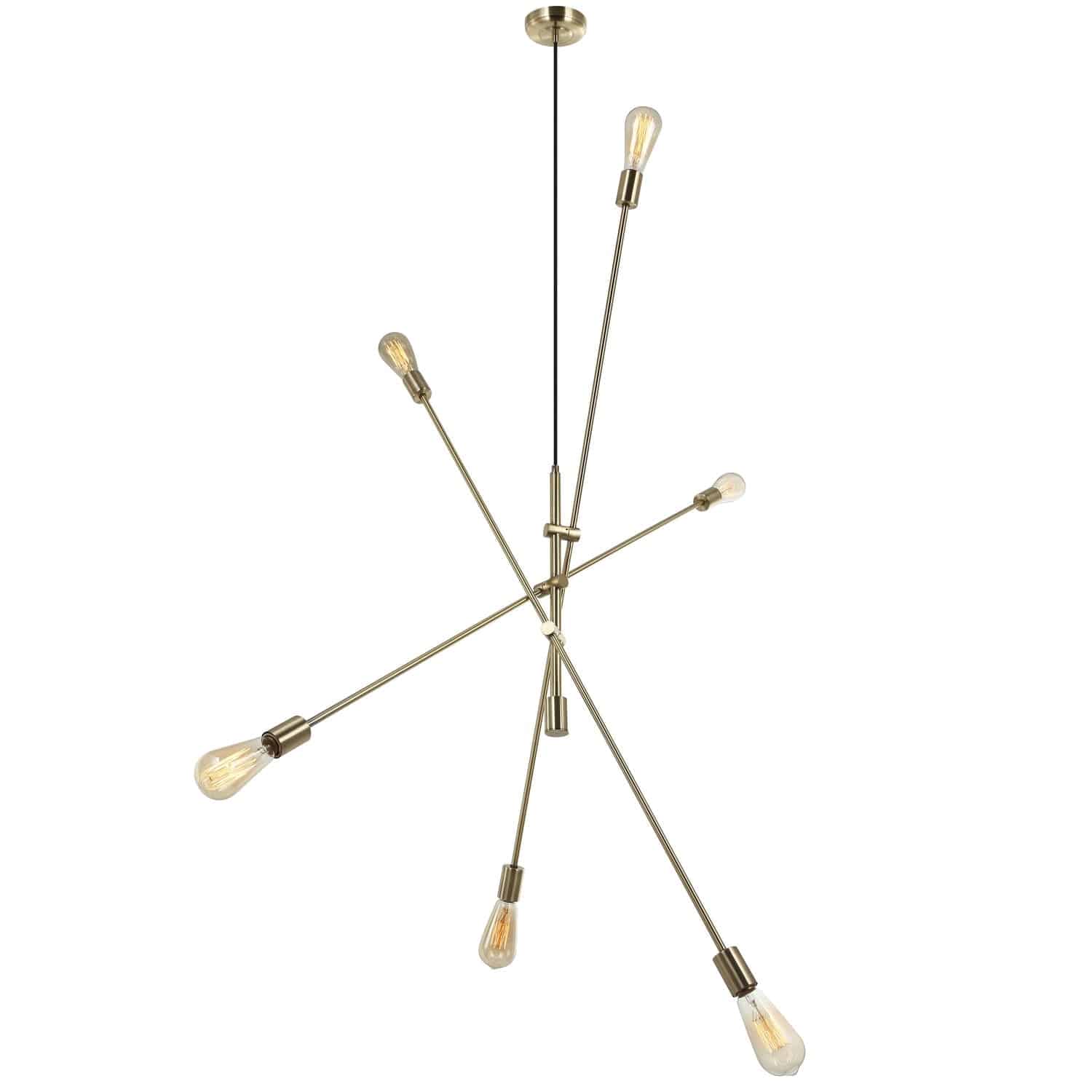 Dainolite, Zahara Chandelier | Aged Brass