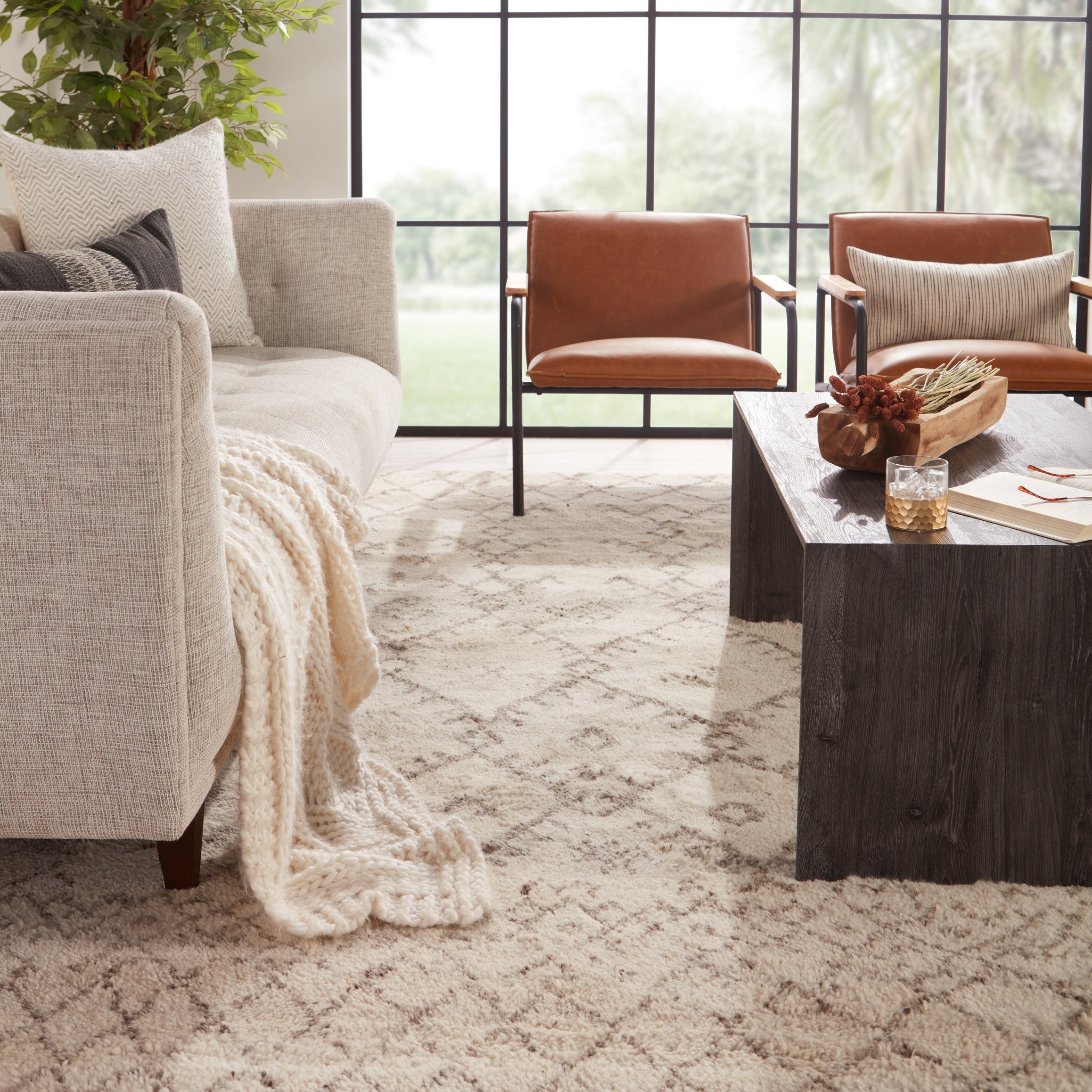 Jaipur Living, Zuri - Ivory / Brown Rug